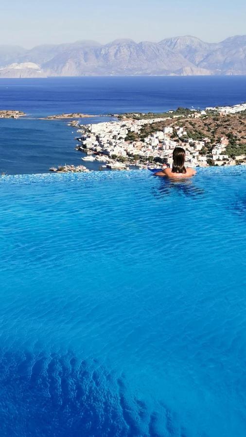 Villa Estee, Luxury Villa With Private Infinity Pool And Jacuzzi Elounda Eksteriør bilde