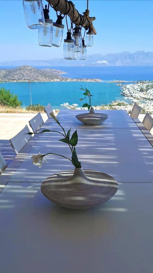 Villa Estee, Luxury Villa With Private Infinity Pool And Jacuzzi Elounda Eksteriør bilde