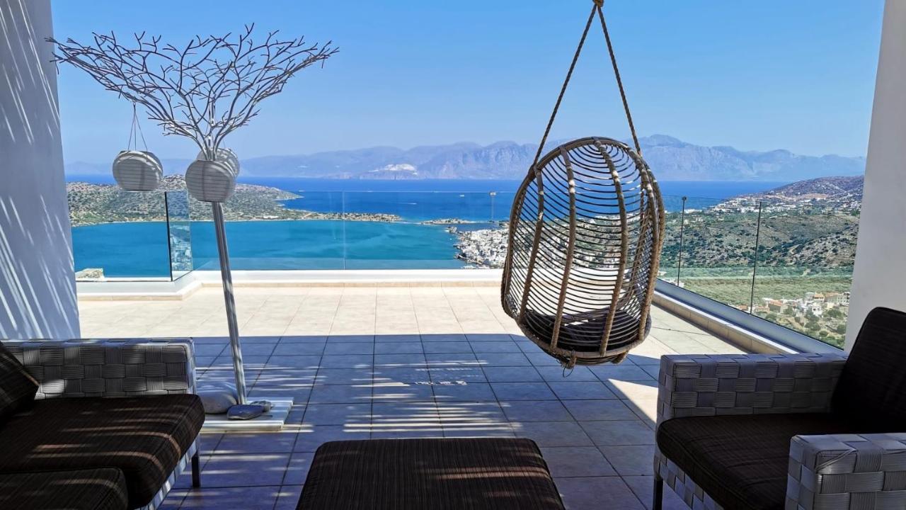 Villa Estee, Luxury Villa With Private Infinity Pool And Jacuzzi Elounda Eksteriør bilde