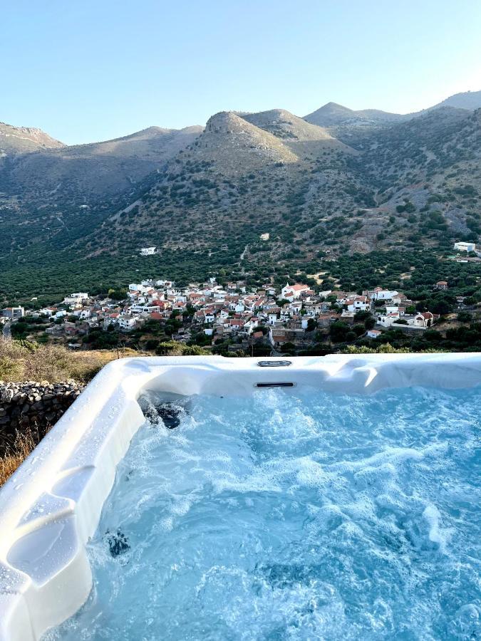 Villa Estee, Luxury Villa With Private Infinity Pool And Jacuzzi Elounda Eksteriør bilde