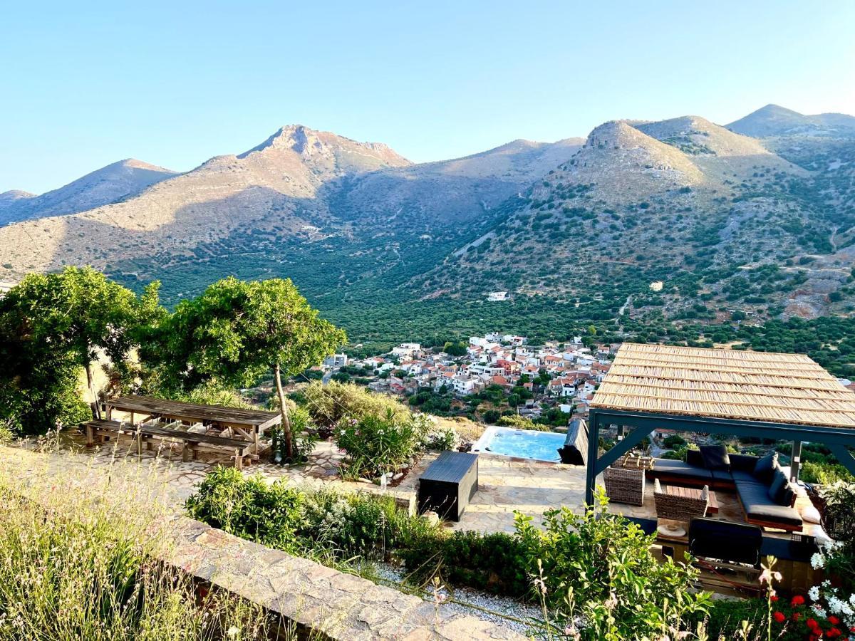 Villa Estee, Luxury Villa With Private Infinity Pool And Jacuzzi Elounda Eksteriør bilde